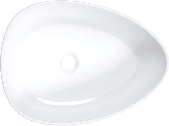 Deante Vessel Porcelain Bathroom Sink 47x35x14cm White