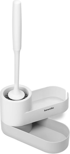 Alista Home Perie de Toaletă din Plastic pentru Baie Albă