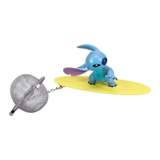 Paladone Disney Stitch Stainless Steel Tea Strainer Surfing Stitch Charm Pp11118ls