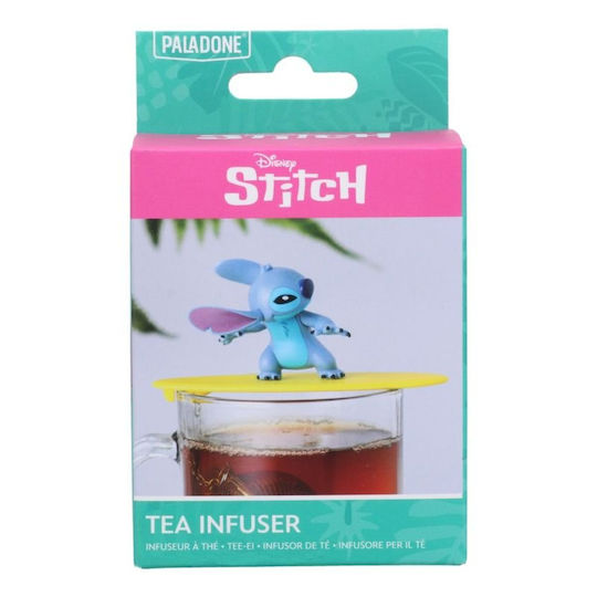Paladone Disney Stitch Stainless Steel Tea Strainer Surfing Stitch Charm Pp11118ls