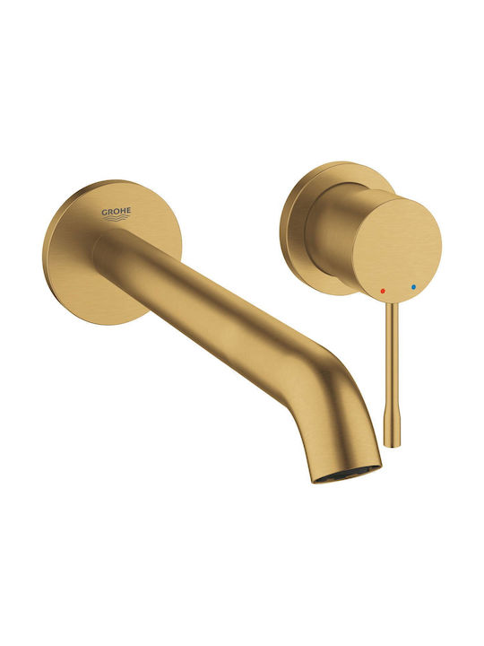Grohe Set de mixer și gură de încorporare pentru lavabo auriu