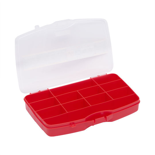 Alista Home Organizator pentru compartimente de scule 12 compartimente Transparent 25.8x16x4cm