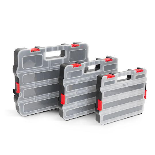 Alista Home Werkzeugkoffer-Organisatoren Transparent 27x33x6cm