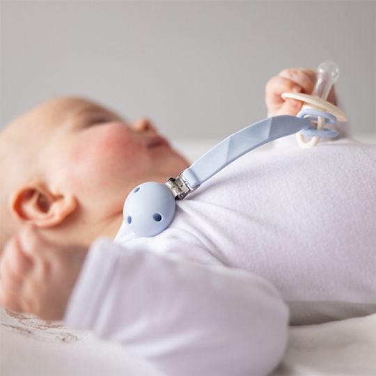 Babyono Κλιπ Πιπίλας Soother από Σιλικόνη Μπλε
