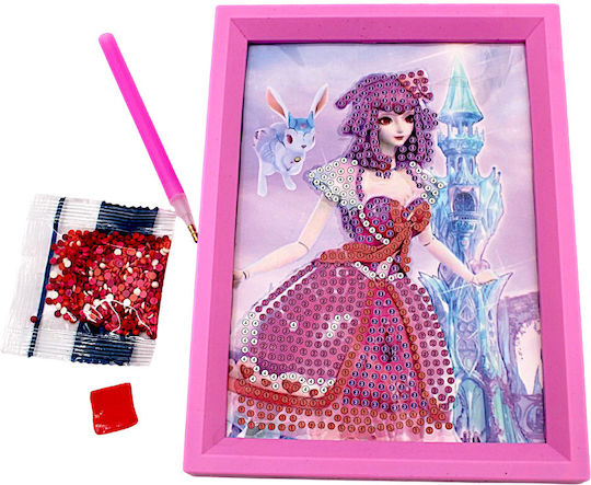 Diamond Painting Princess Crystal Frame 13x18cm 17pxd93