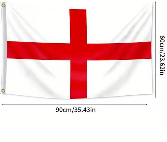 Flag of England Polyester with a Stake 150x90cm