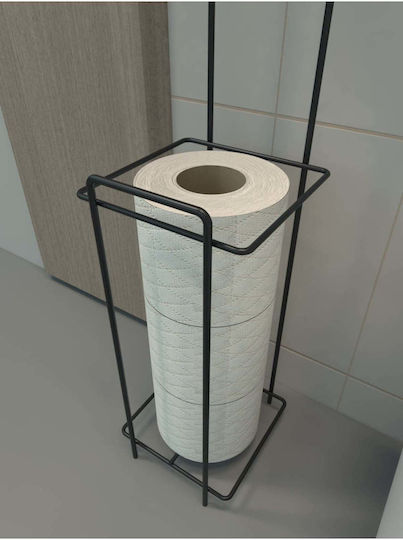 SteweHome SteweHome Badezimmerbox mit Saugnapf Metallisch Schwarz