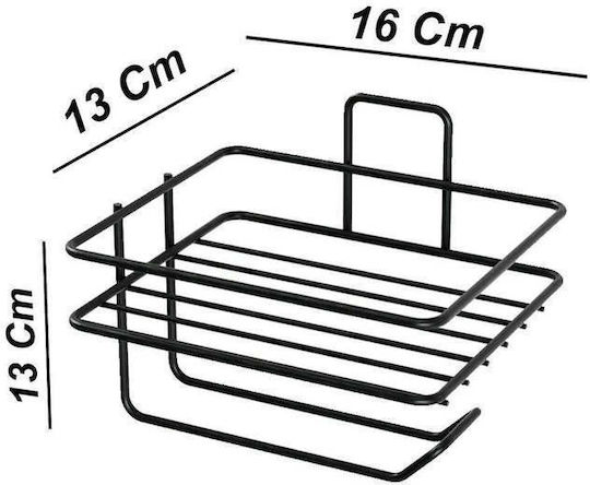 SteweHome Black Metallic Paper Holder