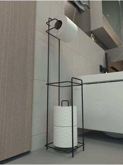 SteweHome SteweHome Badezimmerbox mit Saugnapf Metallisch Schwarz