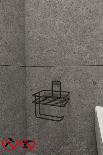 SteweHome Black Metallic Paper Holder