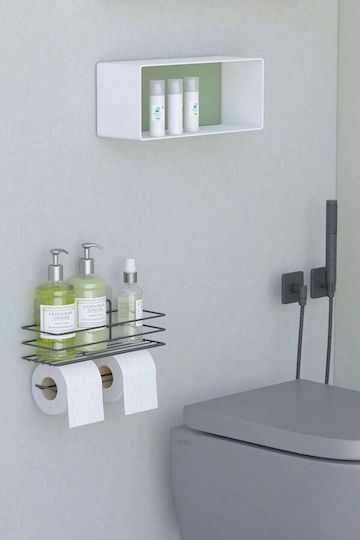 SteweHome Black Metallic Paper Holder
