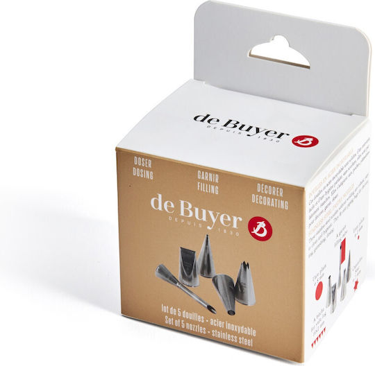 De Buyer De Buyer Μύτη Für Spritzbeutel Metallisch 1,6cm 5 Stück De Buyer De Buyer Μύτη Für Spritzbeutel Metallisch 1,6cm 5 Stück