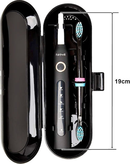 Etui de călătorie pentru periuță de dinți din plastic negru 5904814650459