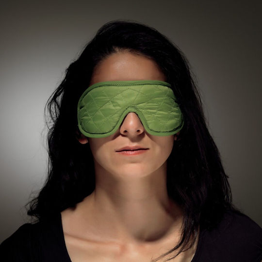 Cocoon Memory Foam Sleep Mask with Carry Case Green