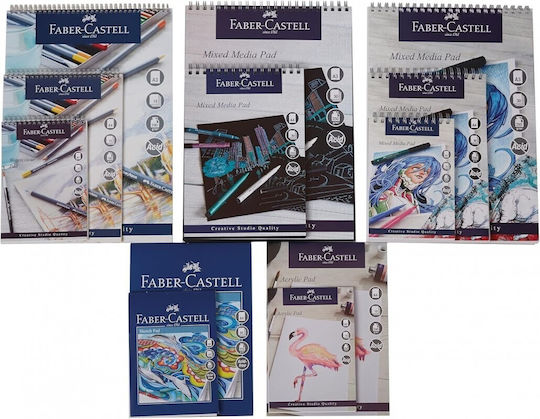 Faber Castell A4 Acrylic Pad 15 Sheets 240 Gsm