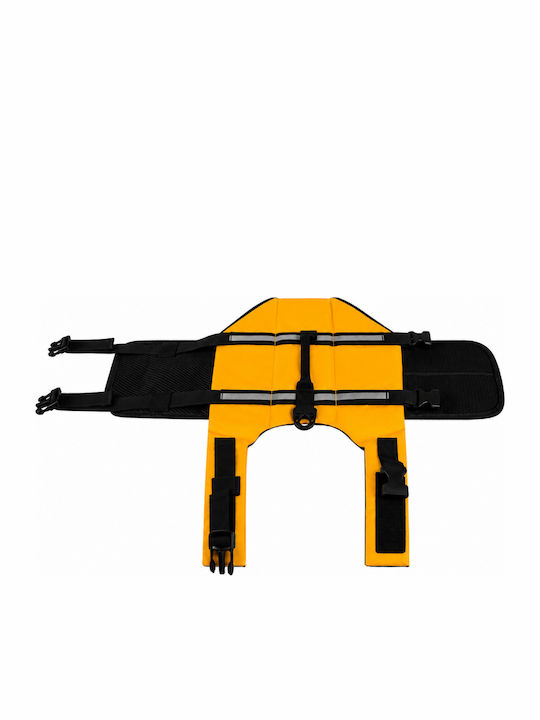 Zola Jachetă De Salvare Pentru Câini Mărimea S 7-10 Kg 41-53 Cm Piept Curele Reglabile Reflectorizante Mâner De Transport Atașament Pentru Lesă Galbenă