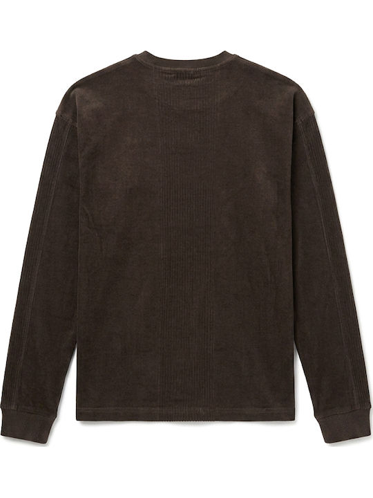 Diesel Langarm Herrenbluse Braun