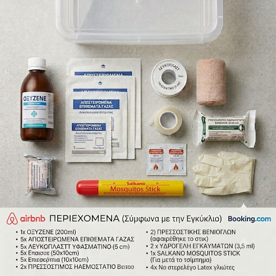 Professionelles Erste-Hilfe-Box Kunststoff mit Ausrüstung