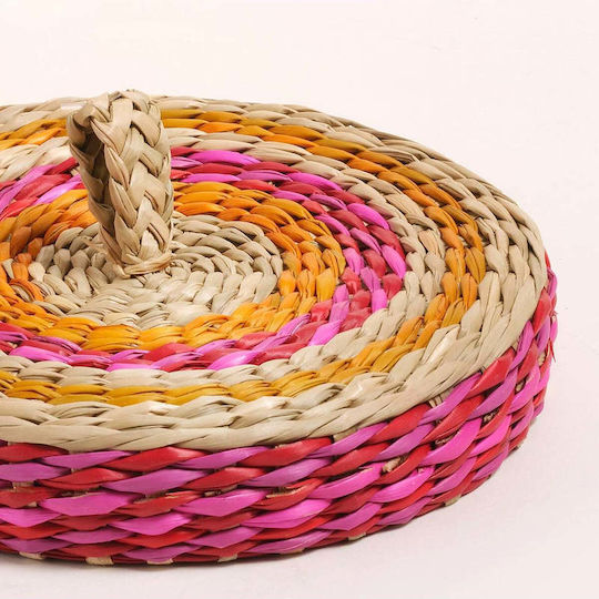 Stewehome Basket Sea Grass Decoration Storage Multicolour 14x12 Cm