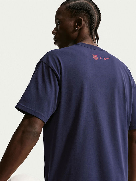 Nike Fc Barcelona Polo Μπλούζα Μπλε