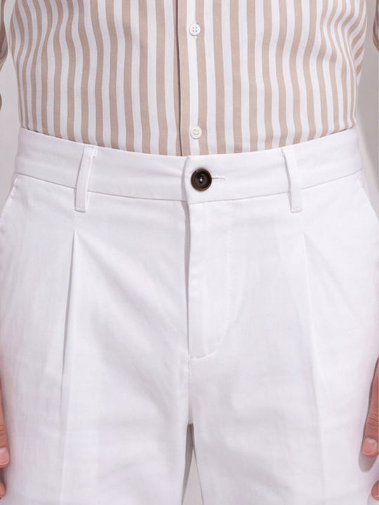 Παντελόνι Chino σε Slim Εφαρμογή Λευκό