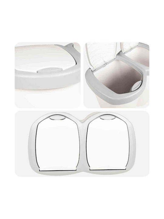 vidaXL Καλάθι Λευκό 30x46.5x49.5cm vidaXL Καλάθι Λευκό 30x46.5x49.5cm