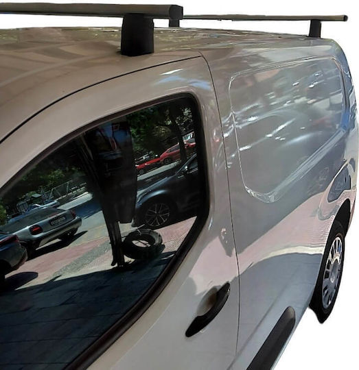 Nordrive Aluminum Car Roof Bars for Opel Combo 2018+ Set with Roof Rack Legs MP OCOMBO 11
