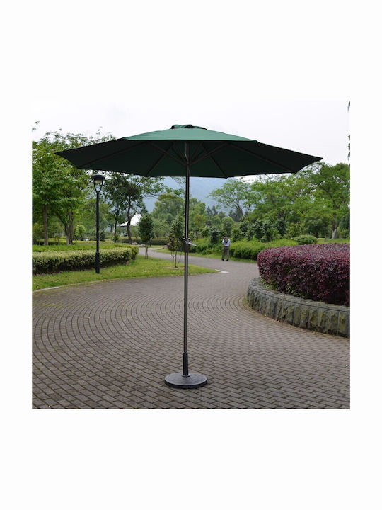 Umbrelă Rotundă Din Aluminiu Verde Φ2.7m