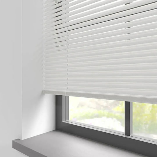 Aluminium Jalousie in Weiß Farbe P80xH180cm 34243-36-Weiß