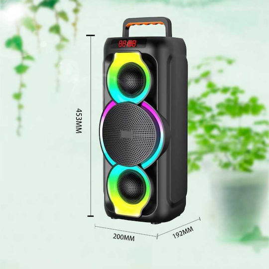 ABS-6002 Bluetooth Speaker 20W With Battery Life Up To 3 Hours Black