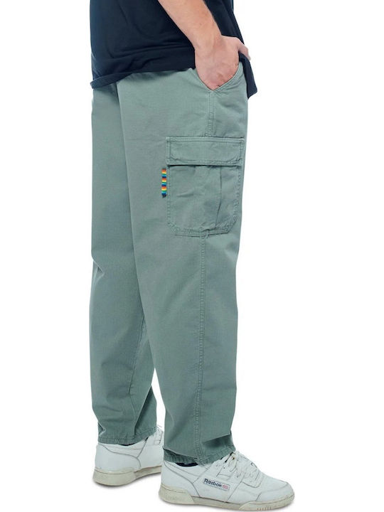 Homeboy Women's Fabric Cargo Trousers Khaki