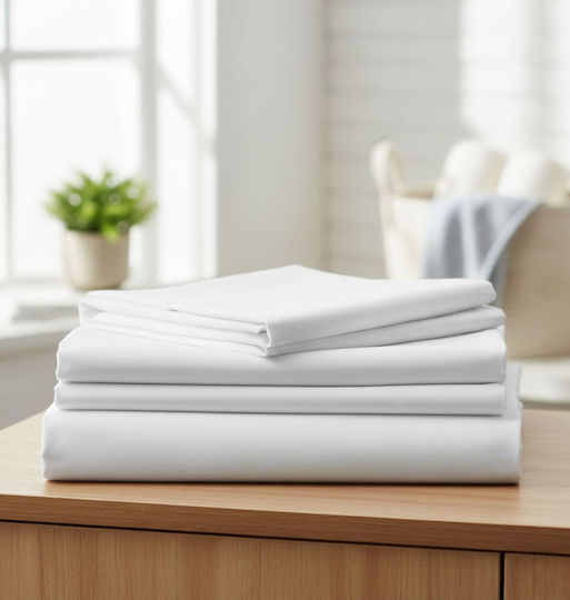 Hotel Sheet 240×270cm 100% Cotton 200tc 18-2-240