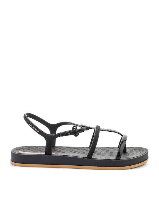 Damen-Flip-Flops - Hausschuhe in Schwarz Stil