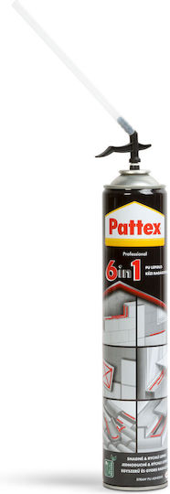 Spumă poliuretanică 6 în 1 pentru montaj 750 ml spumă expandabilă uși ferestre izolație construcții