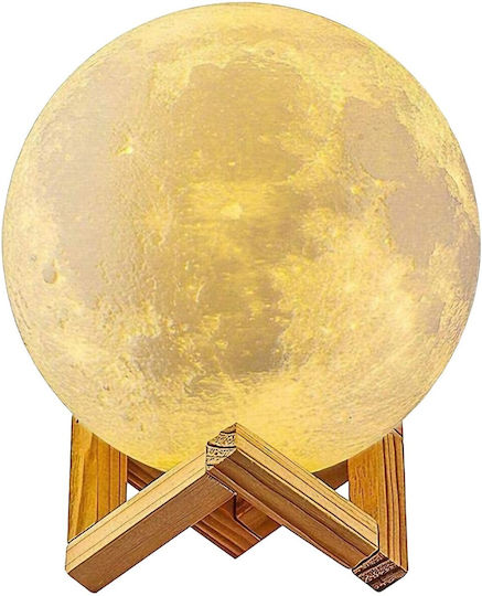 Alista Home Διακοσμητικό Φωτιστικό LED Moon Light 3x3εκ.