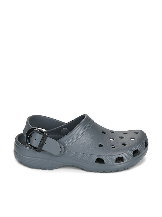 Crocs Classic Γυναικεία Σαμπό Γκρι