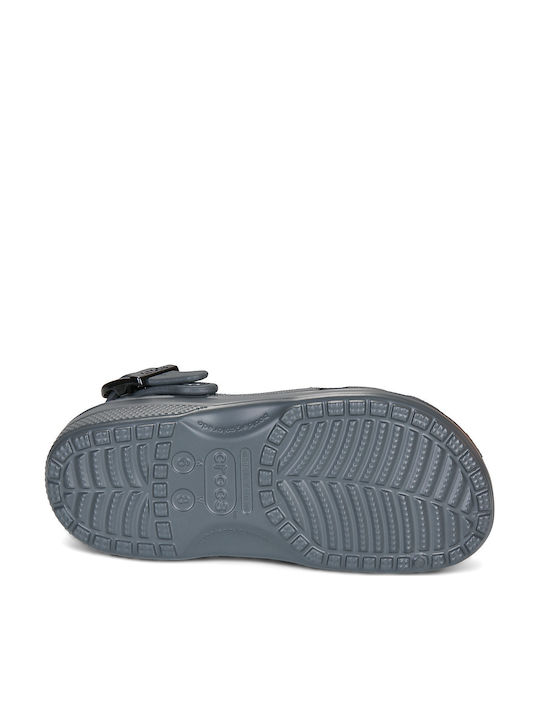 Crocs Classic Γυναικεία Σαμπό Γκρι