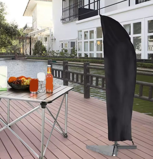 Αδιάβροχο Προστατευτικό Κάλυμμα Ομπρέλας 265x70x50εκ. σε Μαύρο Χρώμα
