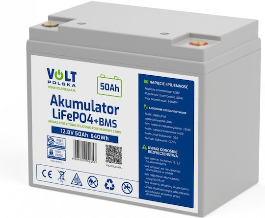 Volt Polska UPS-Batterie mit Gewicht 50Ah und Spannung 12V