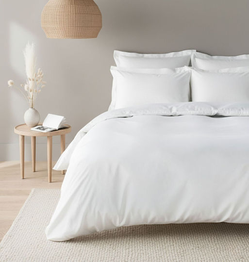 Olia Home Παπλωματοθήκη Ξενοδοχείου Βαμβακερή 160x240εκ.