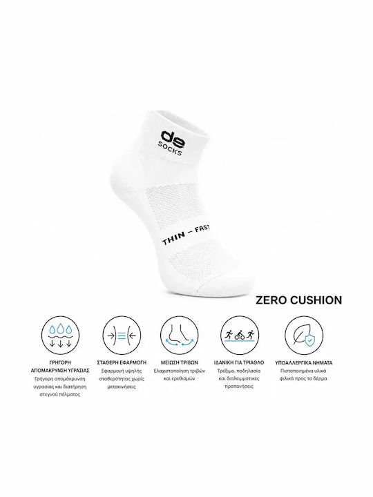 Desocks Lauf Sportsocken Weiße