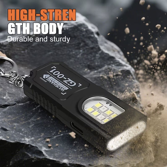 Rechargeable LED Flashlight with Maximum Brightness 300lm Mini