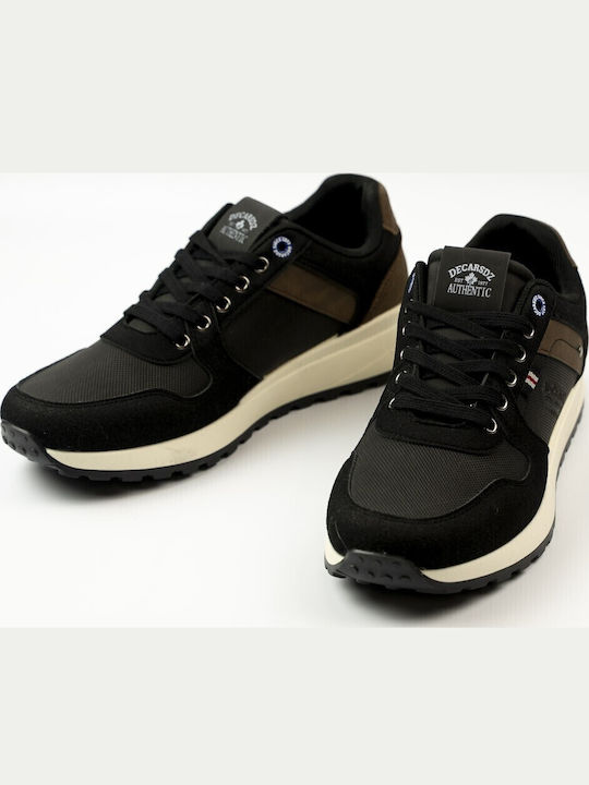 Suede Ανδρικά Casual Παπούτσια Μαύρα