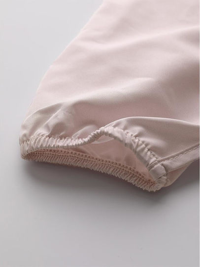 Tutete The Wooden Boy Salopetă Impermeabilă Material Textil cu Buton și Mâneci Bej pentru 6 Luni+