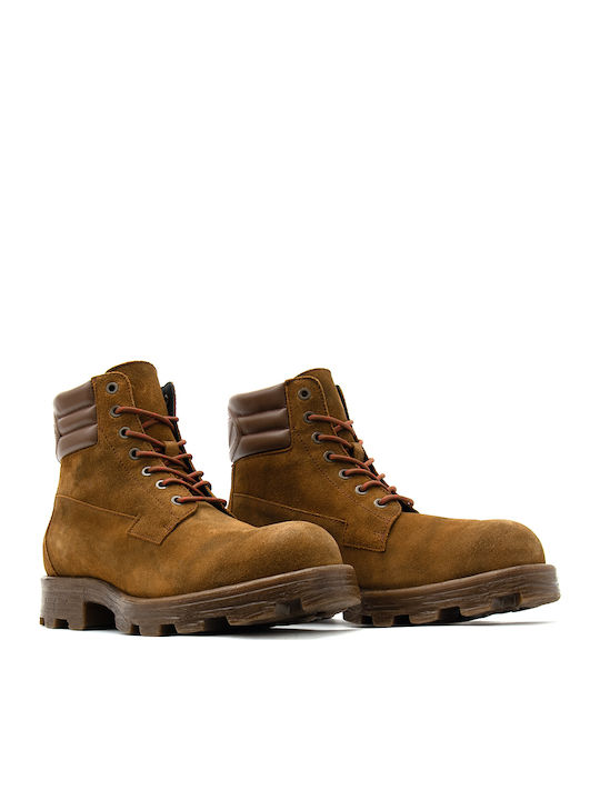 Wildleder Braune Herrenstiefel