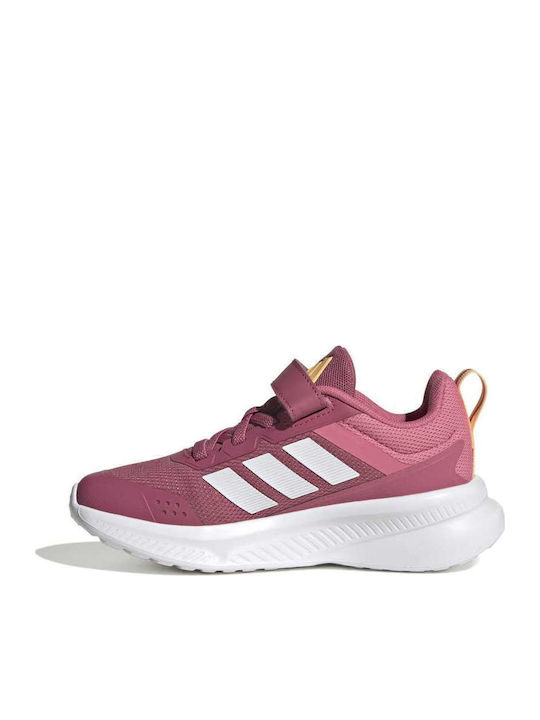 Fortarun 4.0 Kinder Sportschuhe Laufen mit Schnürsenkeln Fuchsie
