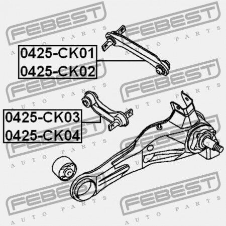 Bară Superioară Spate Stânga Mitsubishi Lancer Mirage Cj-cp 1995.08-2000.08 Jpn Mr491345