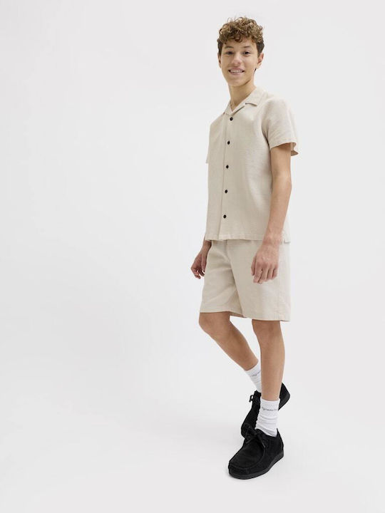 Kids Fabric Shorts/Bermuda Junior Beige