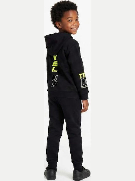 Kinder Trainingsanzüge Mit Jacke Schwarz 2 Stück