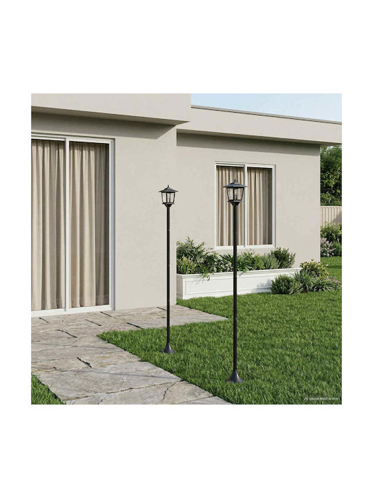 vidaXL Outdoor Floor Lamp LED For Outdoor Use With Warm White Light Black